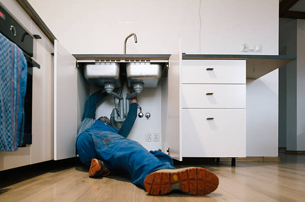 Professional Drain Cleaning technician working in Essex Fells, NJ